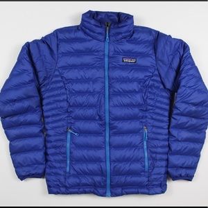 Patagonia Womens Down Puffer Blue Jacket